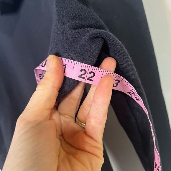 Lole Black Cowl Neck Sweatshirt Tunic Top - Picture 6 of 11